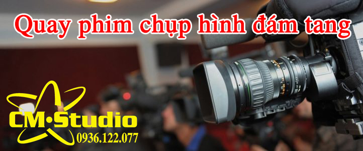 quay phim chụp hình đám tang